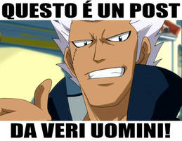 Only Elfman from Fairy Tail can say this!