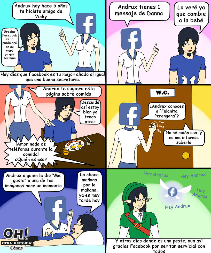 Comic Facebook Blog Facebook chan by Otra-Historia-Comic on DeviantArt