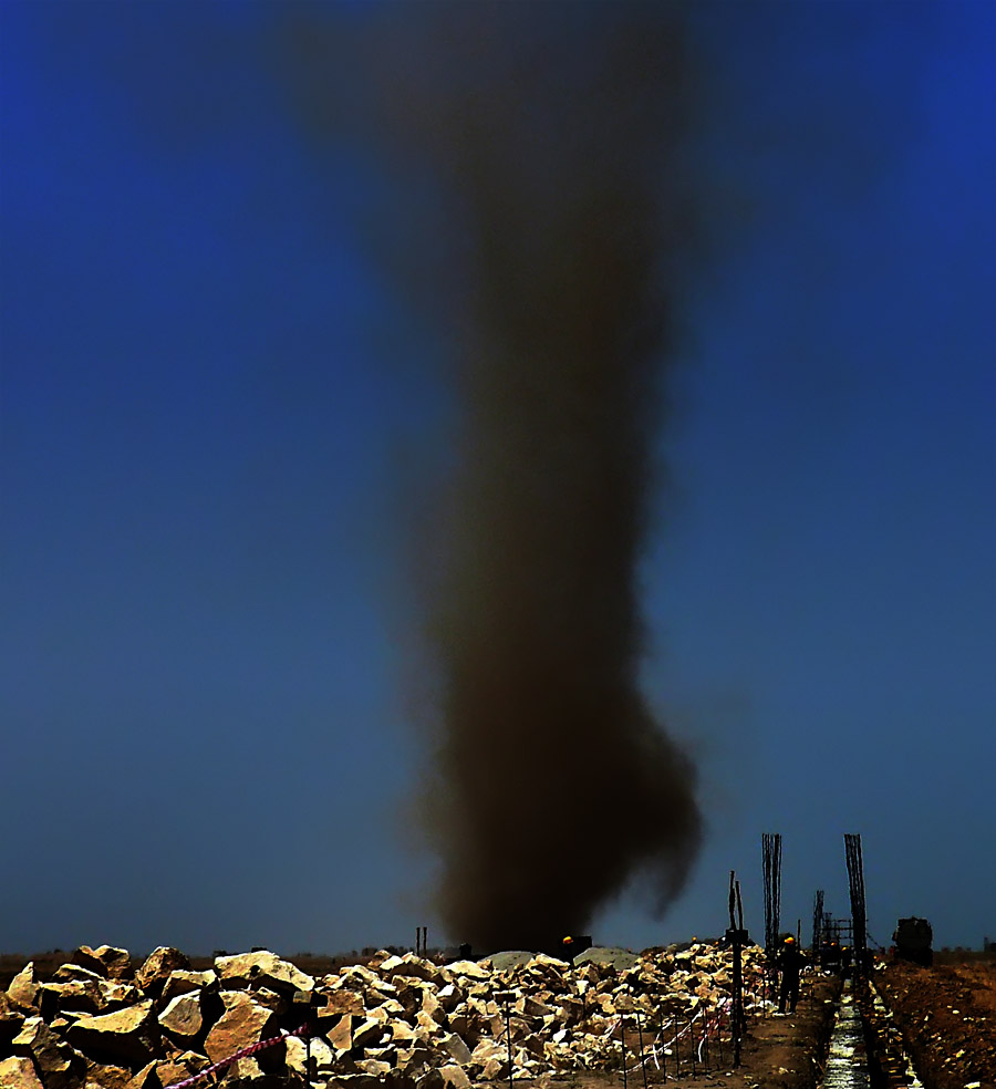 the dust tornado
