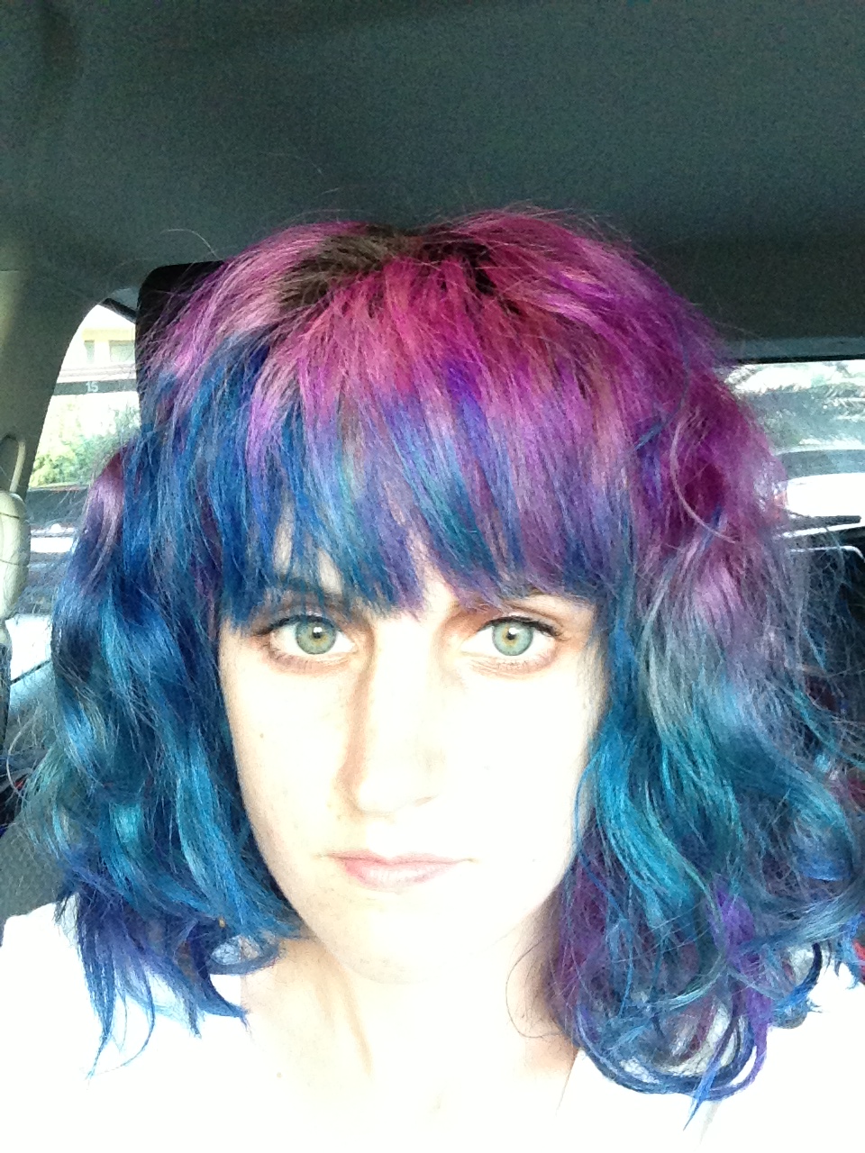 Purple and Blue Hair