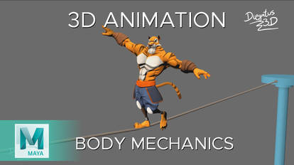 3D Animation: Body Mechanics - Tight rope