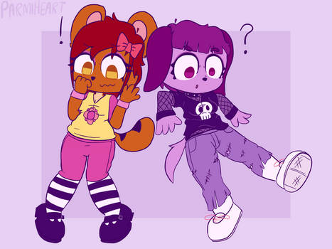 Socks and Shoes Swap (art trade)