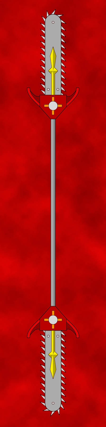 Chainsaw staff by Blaze-Drag on DeviantArt