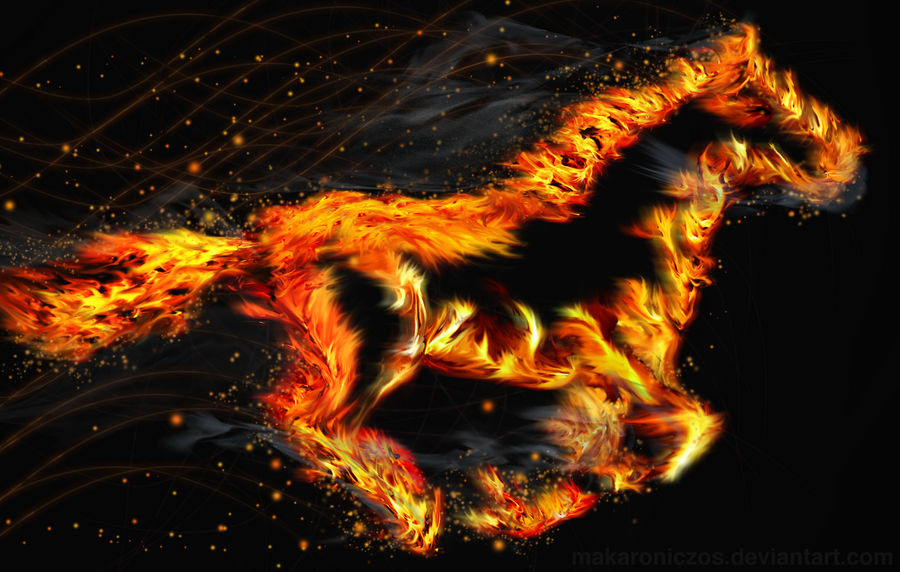 Fire Mustang