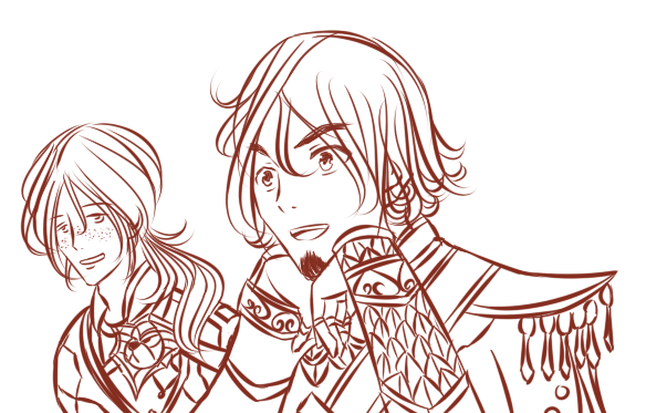 Anduin and Wrathion (Warcraft)