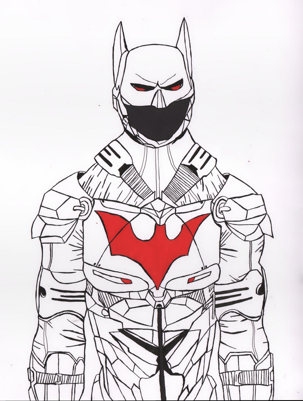 Batman Arkham Knight- Batman Beyond Suit by The-Silver-Spartan on DeviantArt
