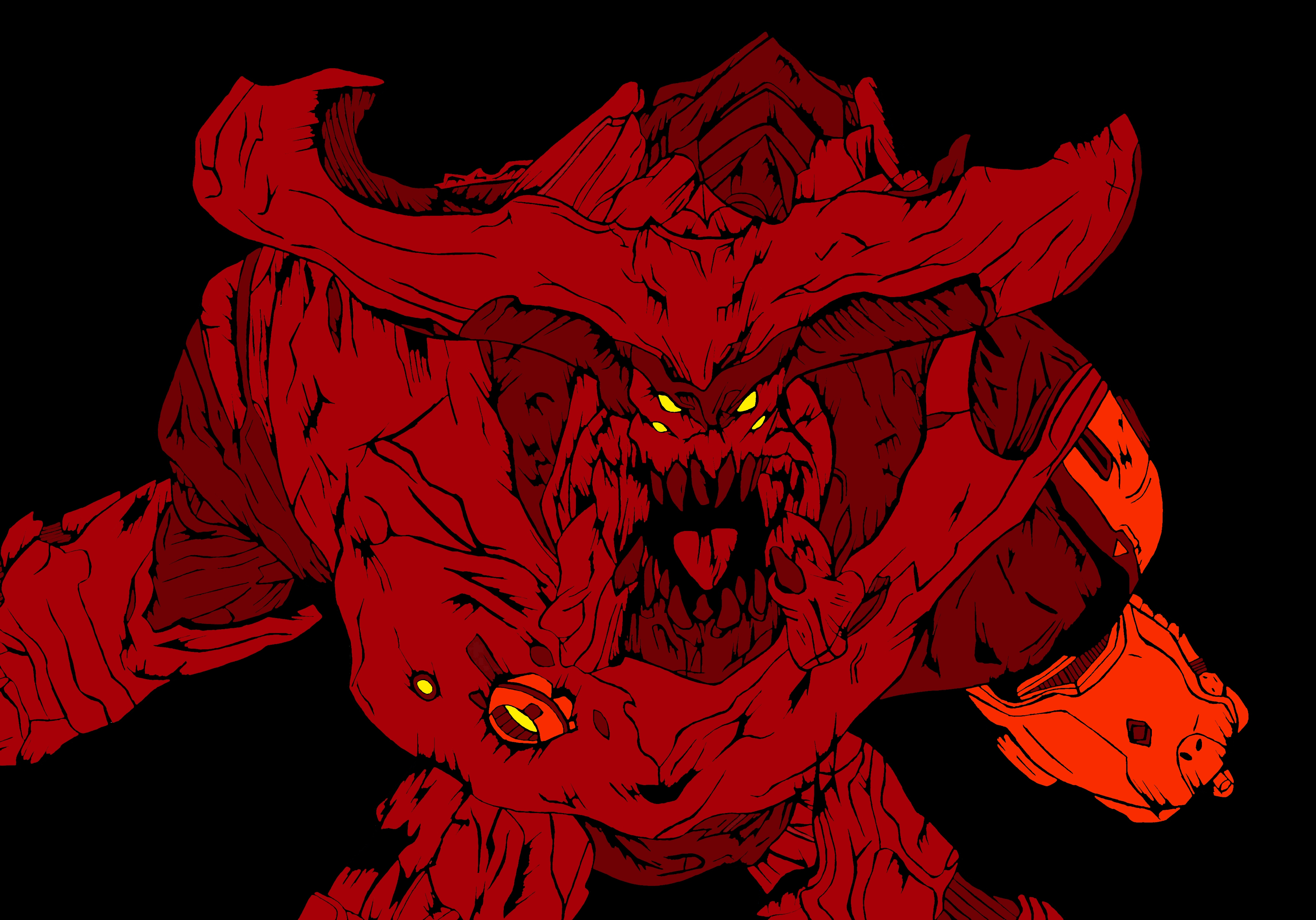Cyberdemon Hellscream- Doom by The-Silver-Spartan