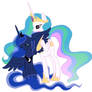 Luna and Celestia