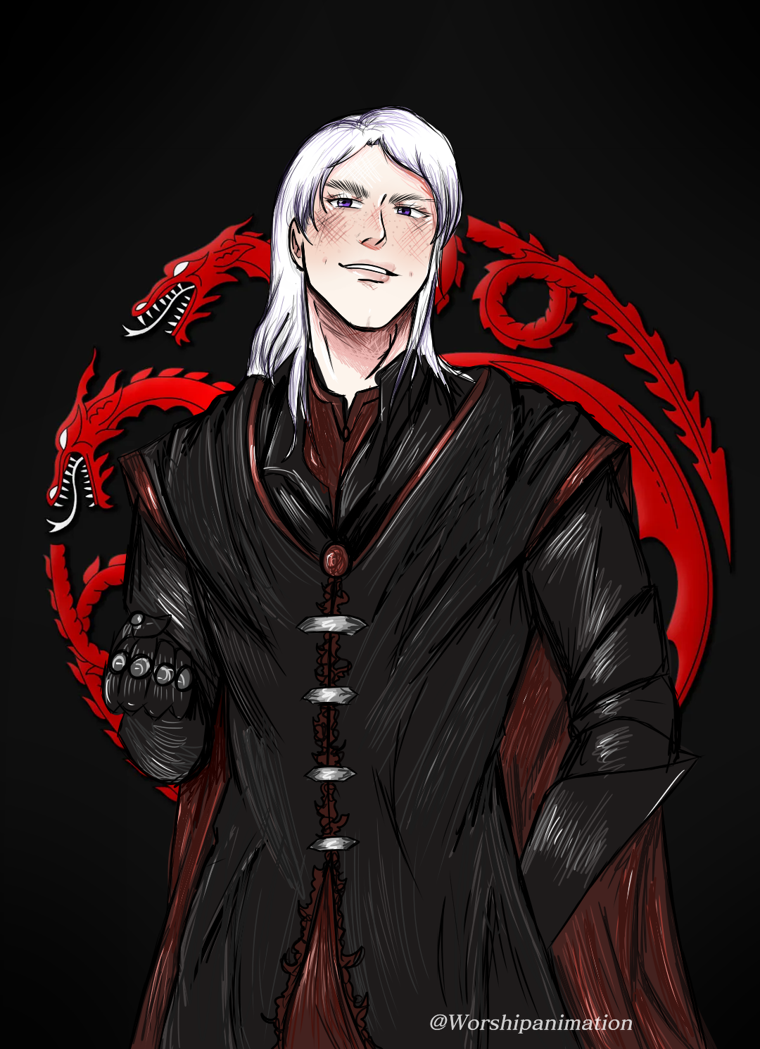 Daemon Targaryen by worshipanimation on DeviantArt