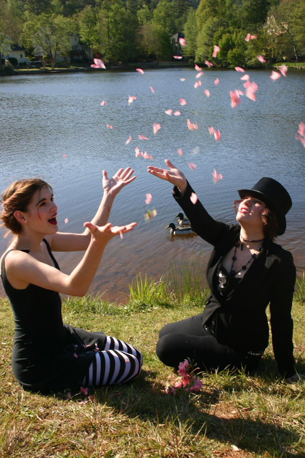 Amanda and I as Dresden Dolls