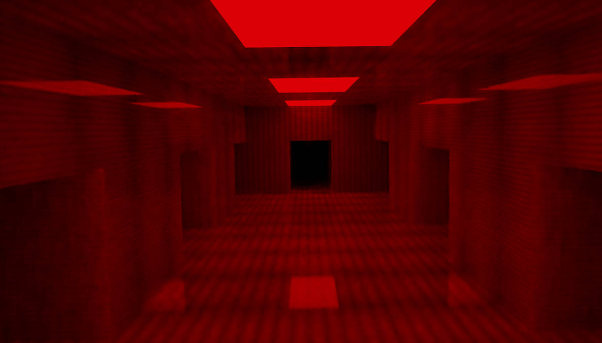 red in a backroom Level ! (aka Level Run) by pinkiecatgirl on DeviantArt