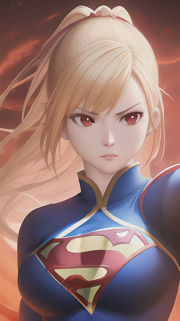 Anime Supergirl - 1 by ArgoCityArtworks on DeviantArt