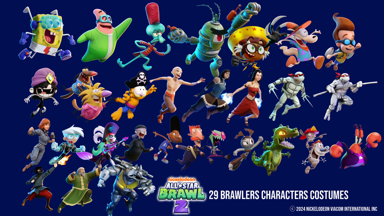 Brawl Custom Deviantart Nickelodeon All-Star Brawl 2 29 Brawler Costumes by Sajin706113 on ...