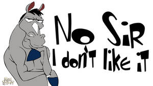 Mr Horse - No Sir I don't like it poster