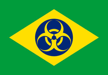 Brazil Biohazard Flag