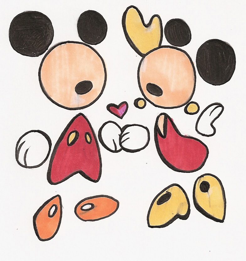 Mickey 'n Minnie Abstract