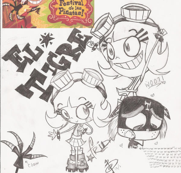 El Tigre sketches by elixirXsczjX13 on DeviantArt