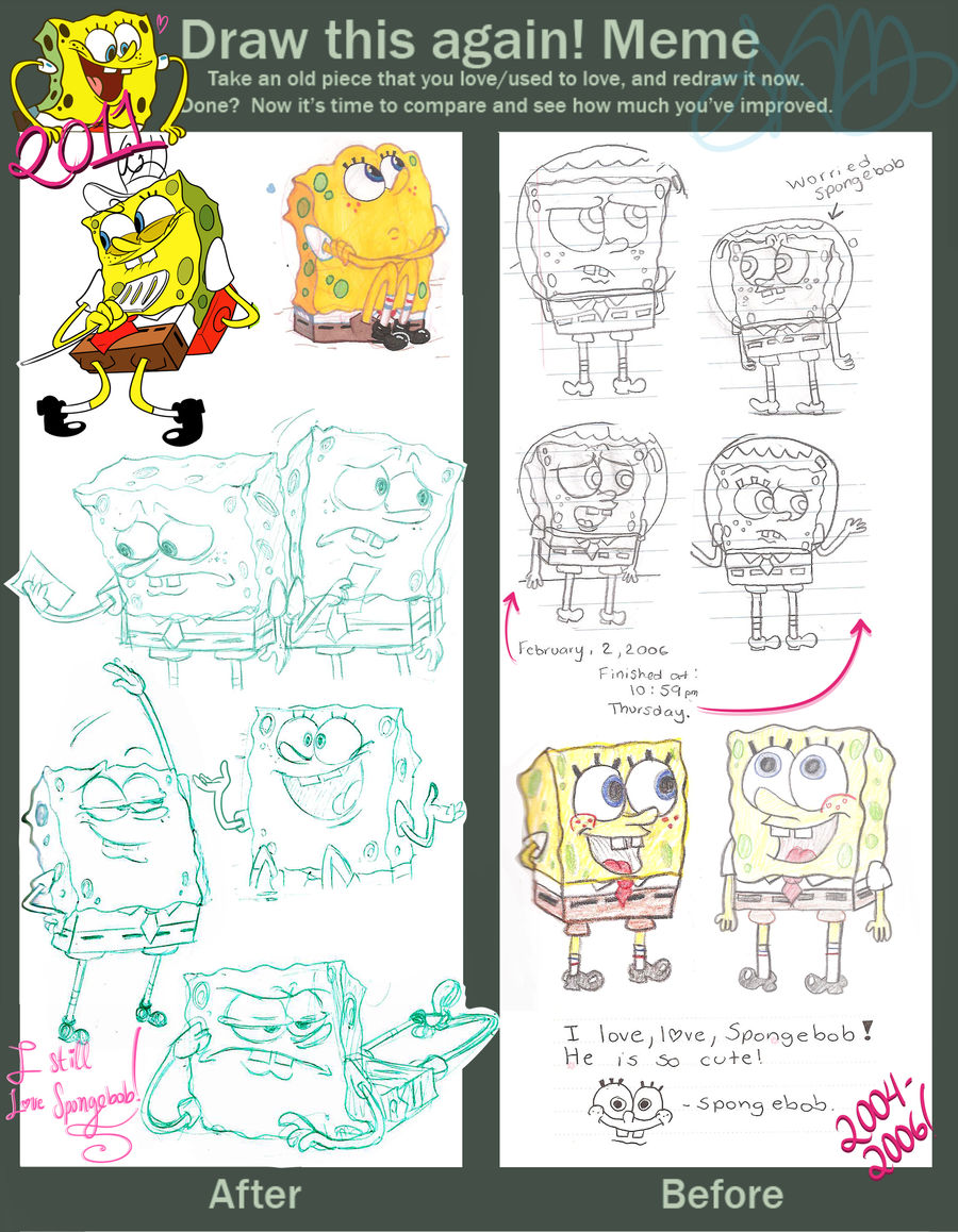 BeforeandAfter Bob Meme by elixirXsczjX13