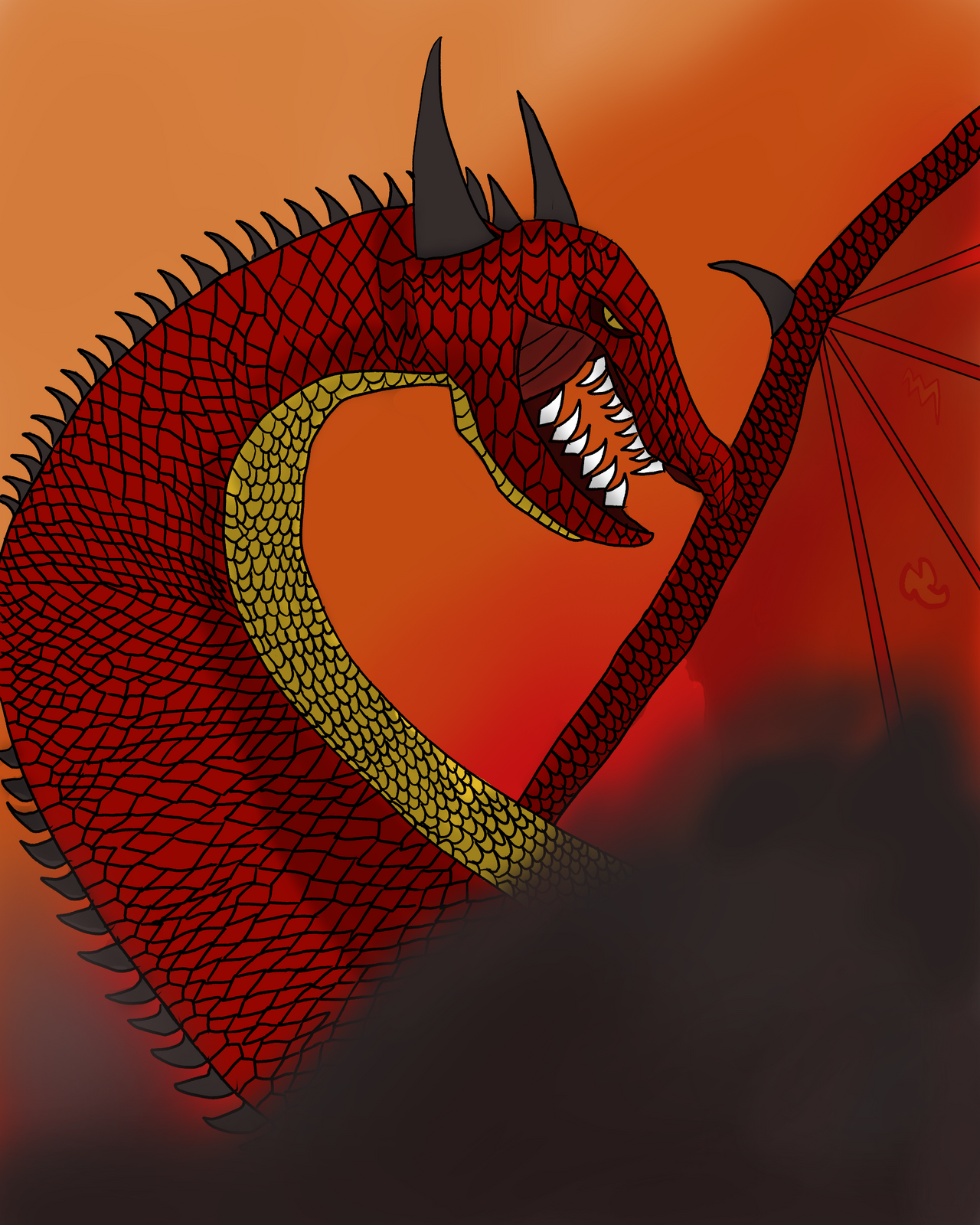 Drgon Rpjo Dragon Rojo by Superblade7 on DeviantArt