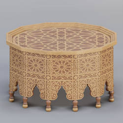 Vintage Moroccan large table