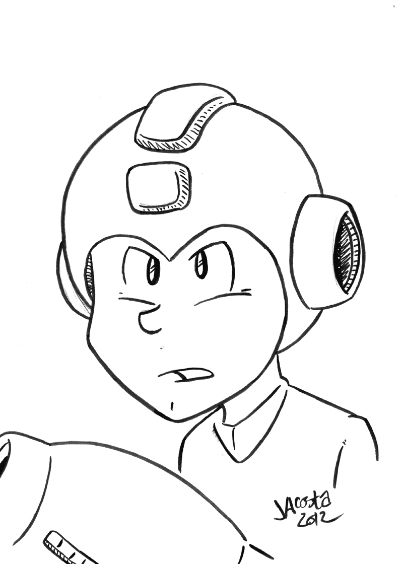 Capcom Megaman Sketch