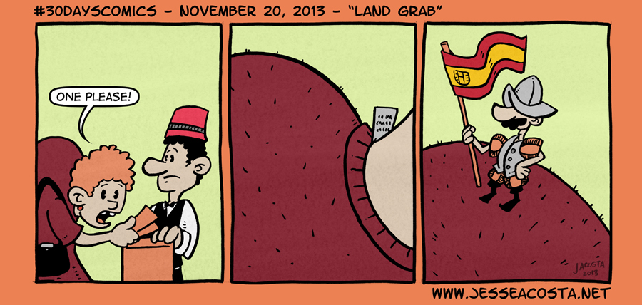 30 Days Comic Challenge Day 20 Land Grab