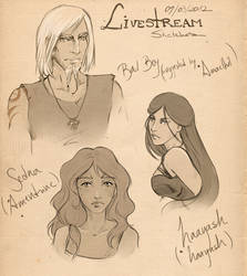 Free livestream sketches