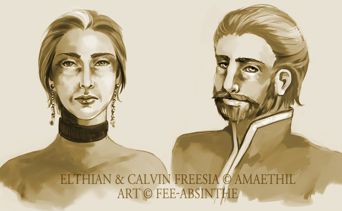 Portrait Commission: Elthian and Calvin