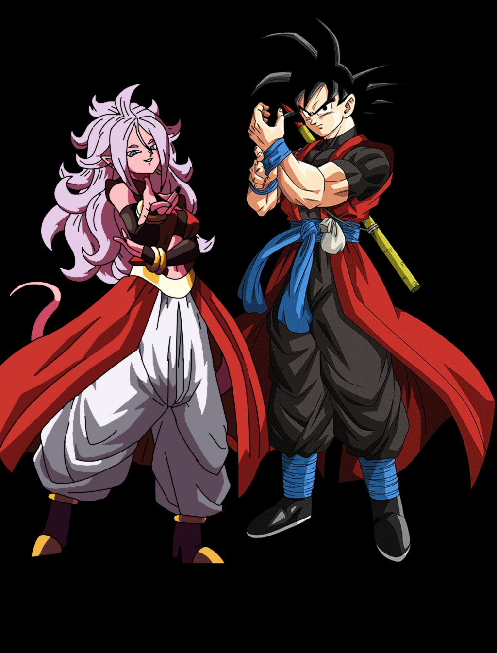 Goku x Android 21 by Qsky on DeviantArt