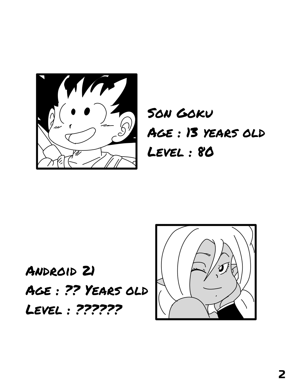 Dragon Ball Goku x Android 21 Manga 2 by Qsky on DeviantArt Dragon Ball Goku x Android 21 Manga 2 by Qsky on DeviantArt