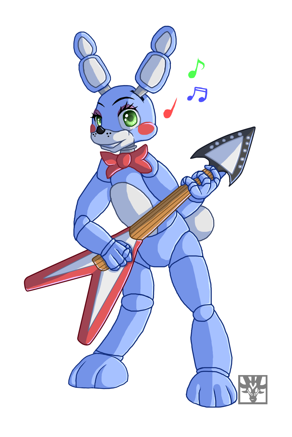 Toy Bonnie FNAF 2 by zueiroooooooooooo on DeviantArt