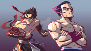 Jin and Kazuya
