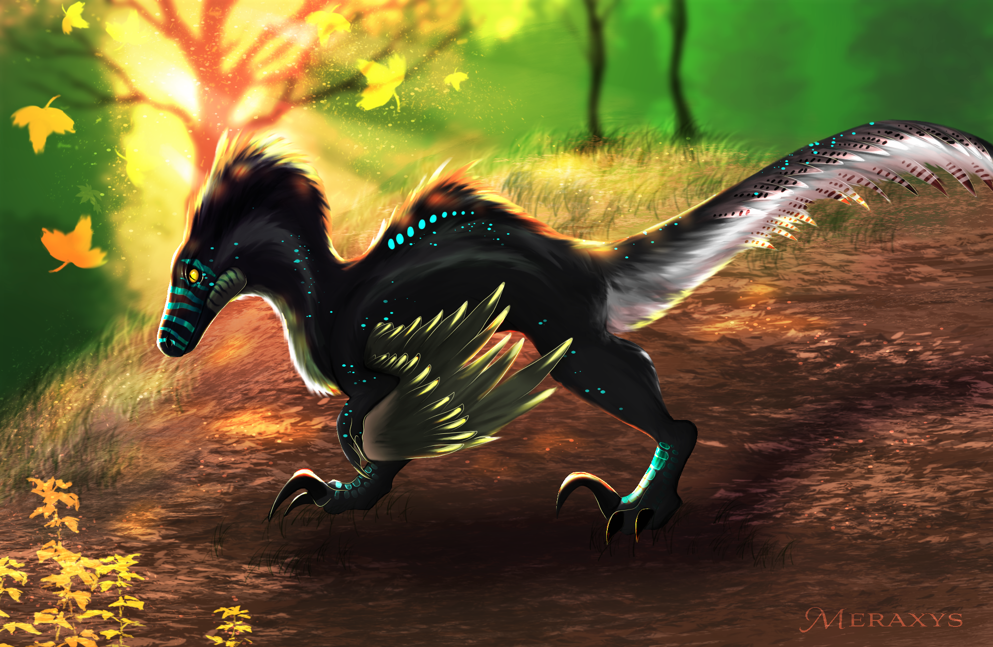 Shh Raptor raptor ych 1 by Meraxys on DeviantArt