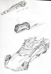 Batmobile sketches