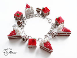 Bracelet 'Strawberry Cake'