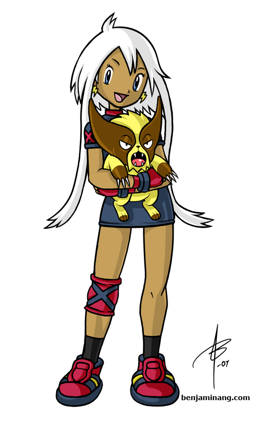 Storm and Wolvie Pokemonised