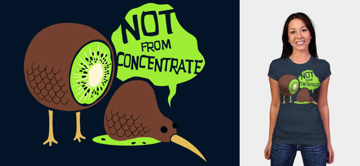 T-Shirt Design: Not From Concentrate