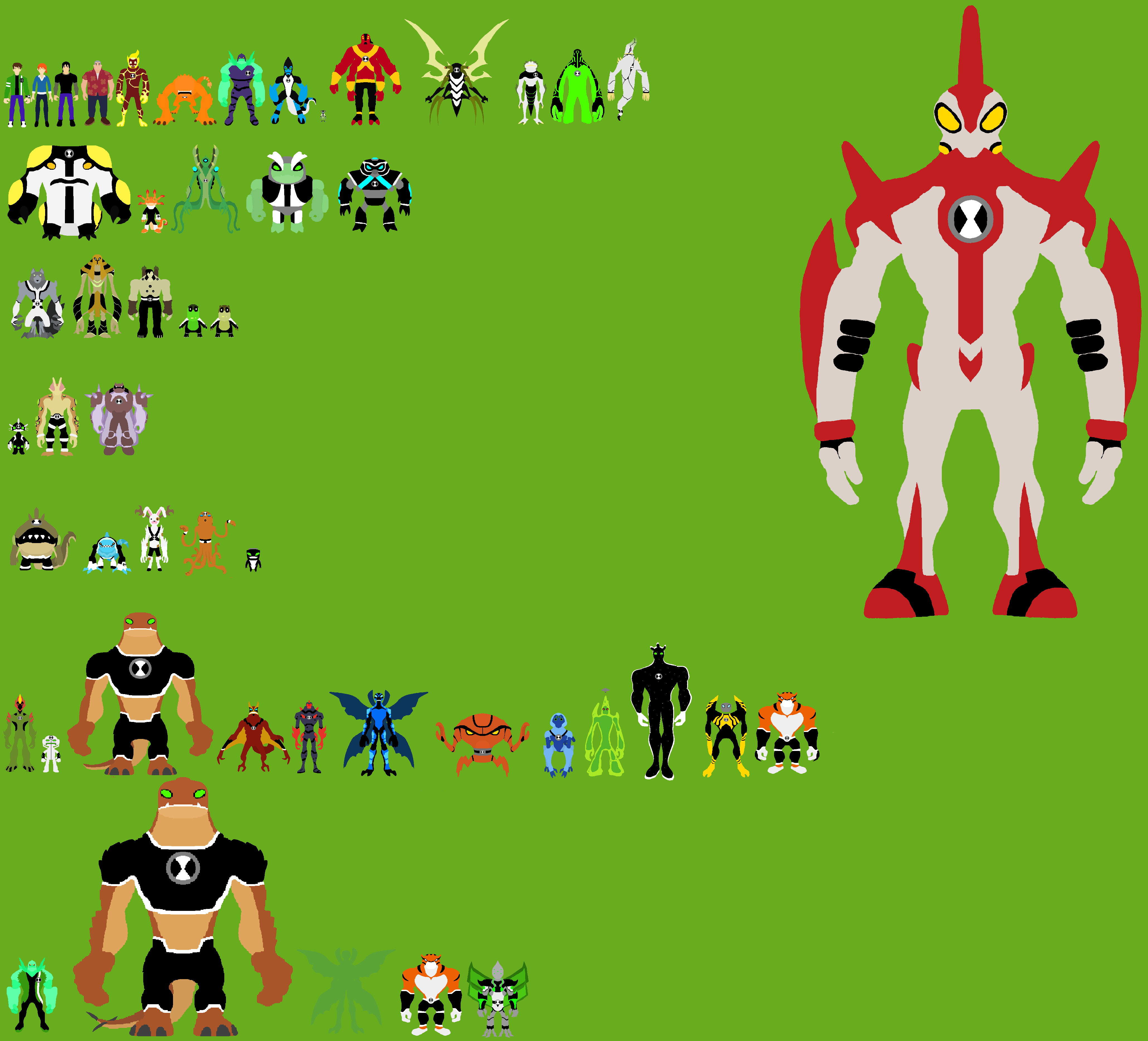 Ben 10 Aliens: Original Series by UltraMaker on DeviantArt