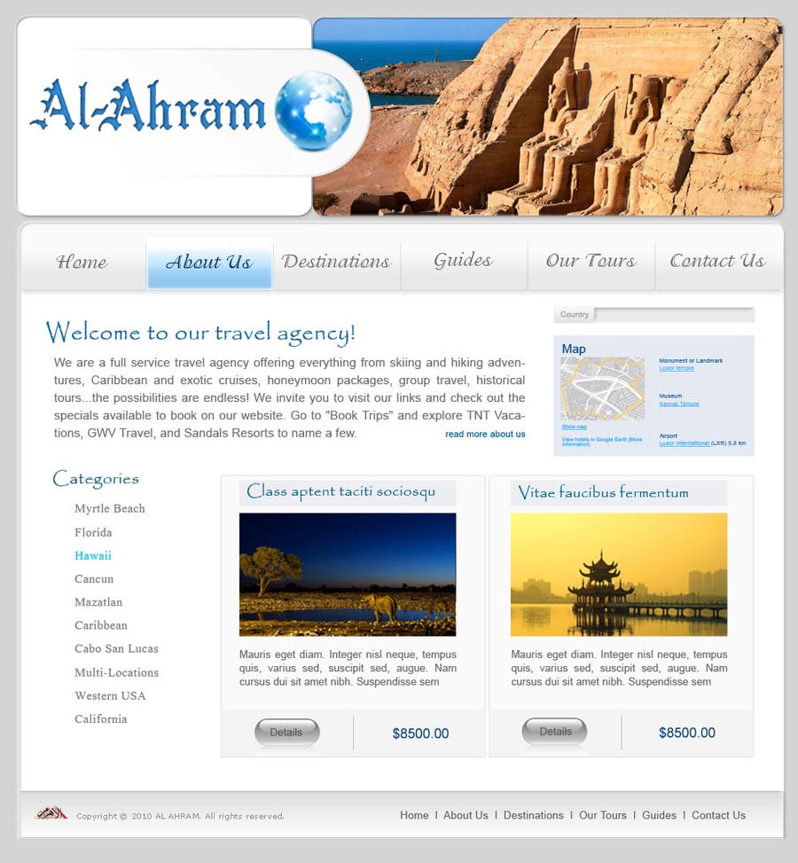 AL AHRAM Tourism portal