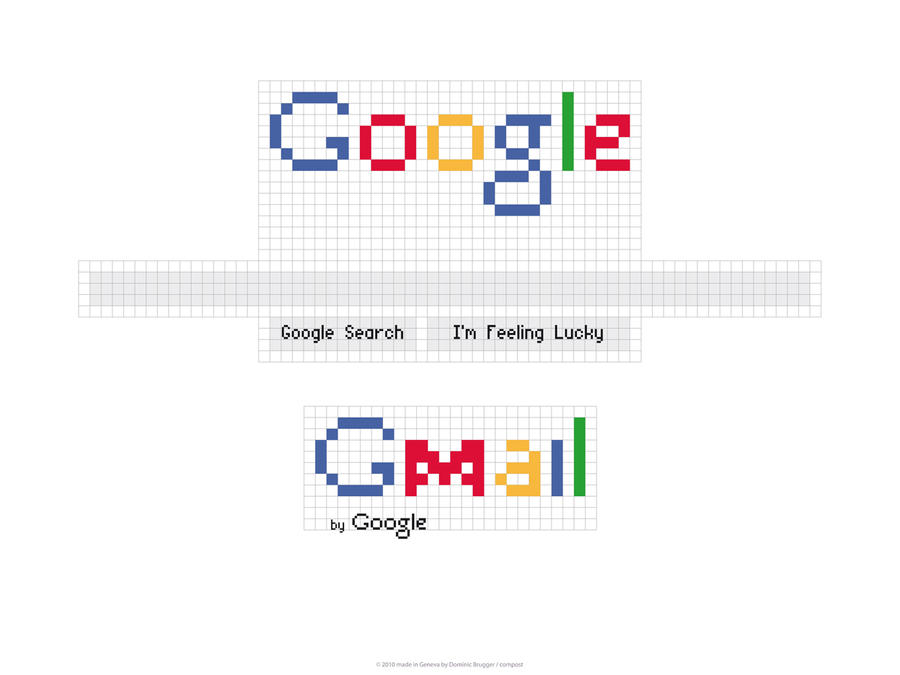 8 bit google by Zoblamouche on DeviantArt