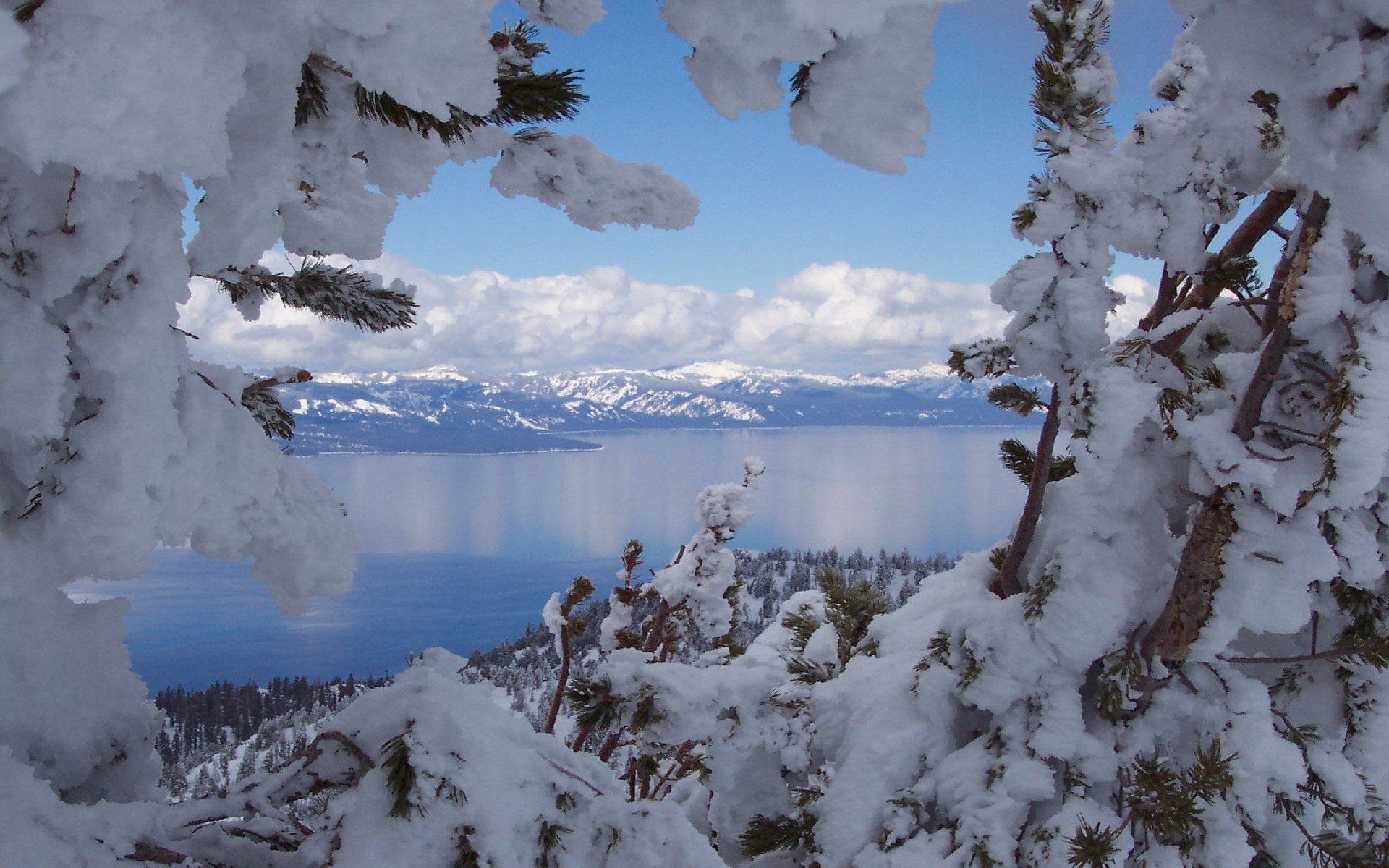 staged tahoe scene