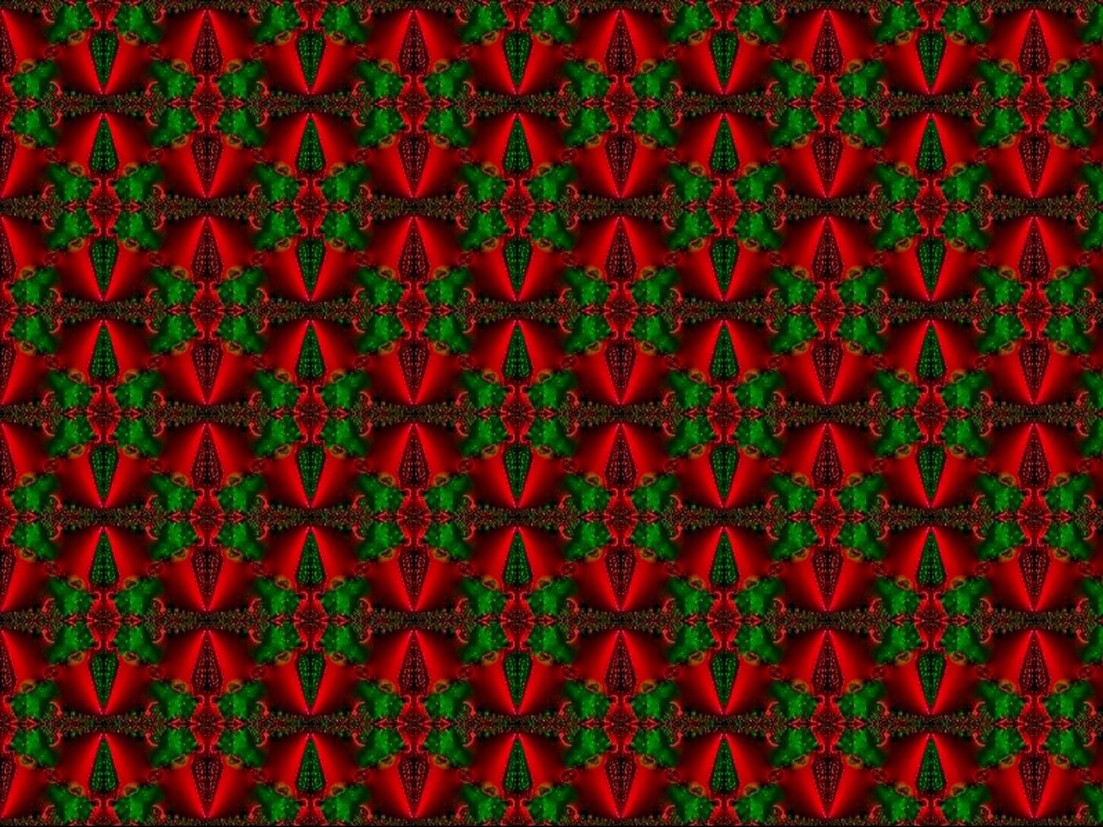 xmas tiled fractal