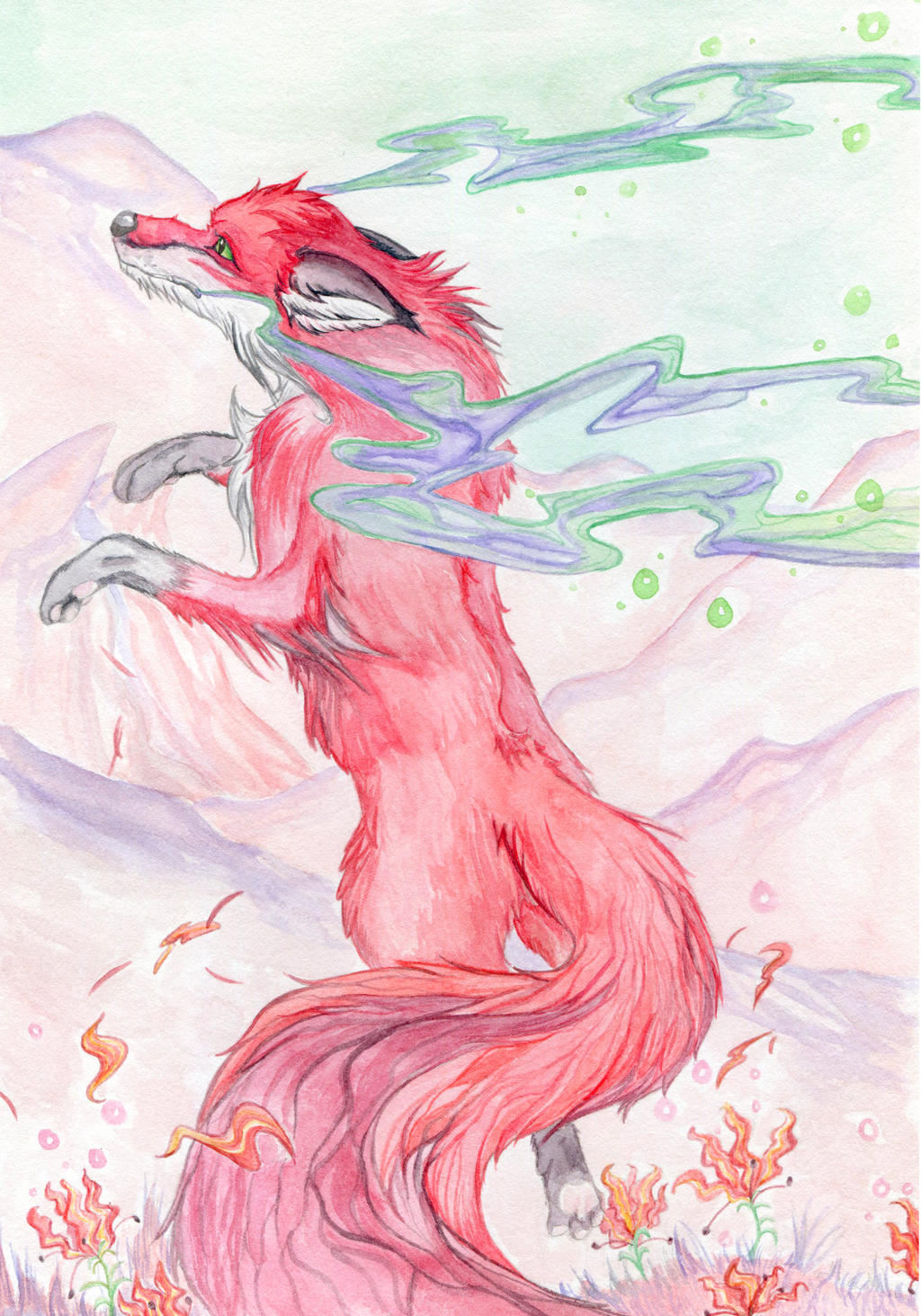 Fox Fire by Fyreflysky on DeviantArt