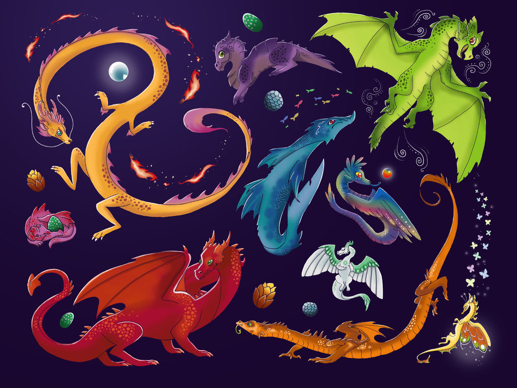 Dragon design by Fyreflysky on DeviantArt