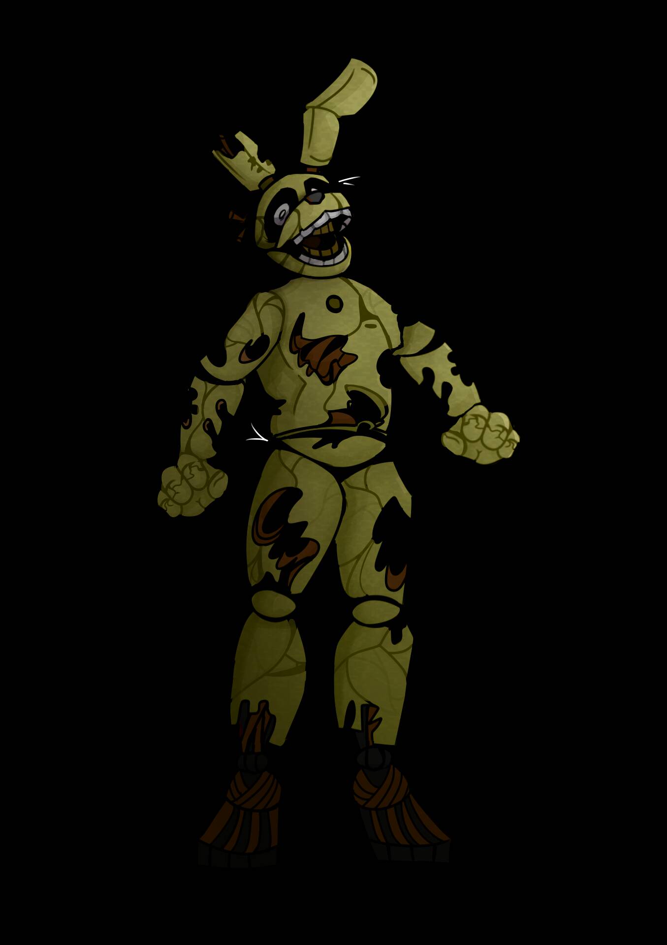Springtrap fanart by Opossum-stuff on DeviantArt