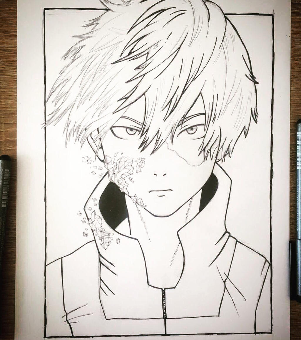 My Drawing of Shoto Todoroki - My Hero Academia by dannymarkrogers on ...