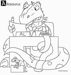 A is for Allosaurus