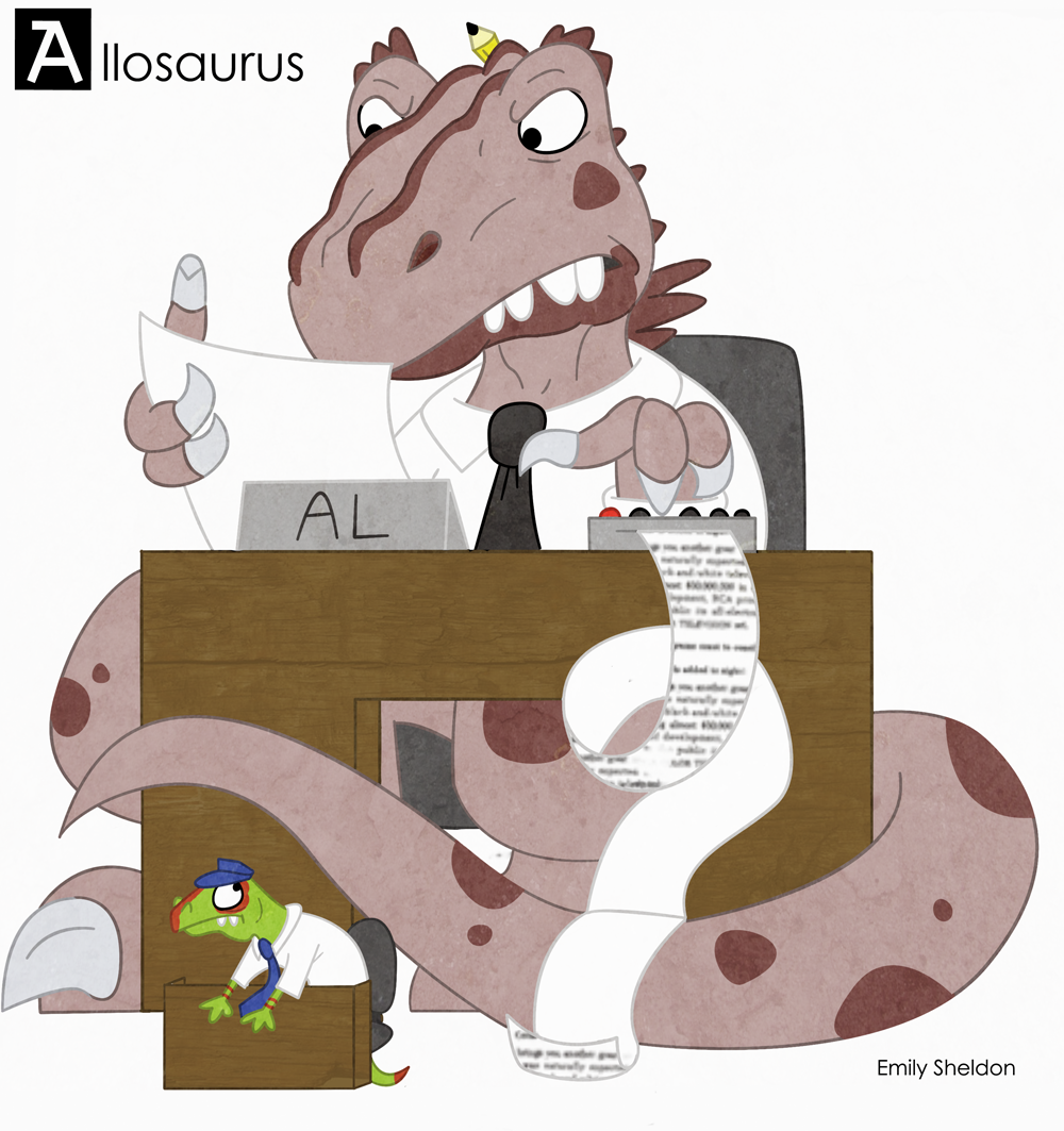 A is for Allosaurus: Color