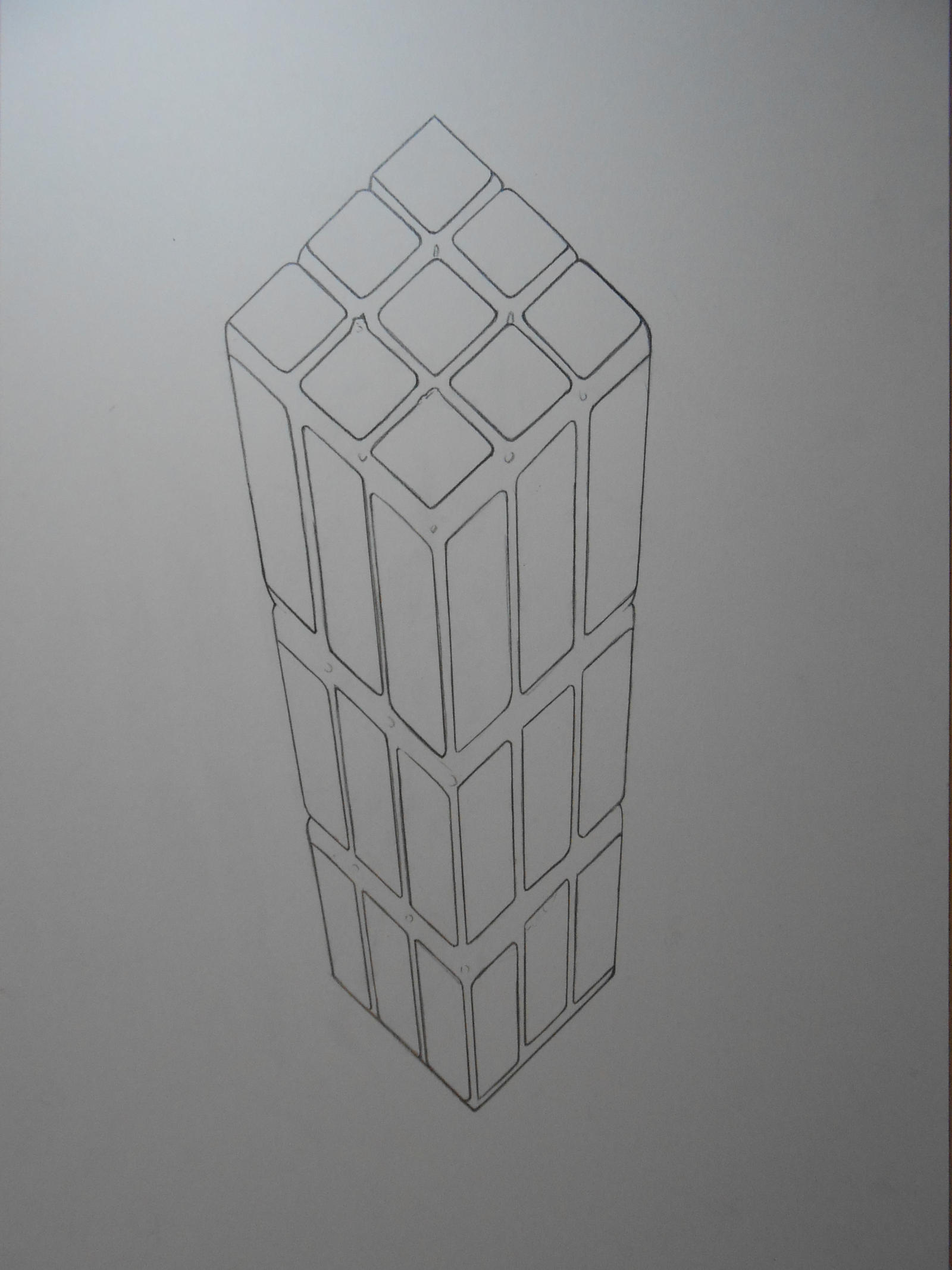 Иллюзия кубик Рубика