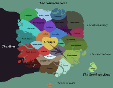 Legends of Grangea: World Map,